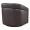 Armen Living Desi Contemporary Swivel Accent Chair in Espresso Genuine Leather LCDSCHES - alternate 6